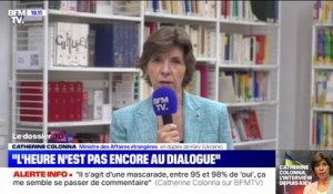 Catherine Colonna annonce qu'elle supervisera demain, à Marseille, le "départ d'un bateau pour l'Ukraine"