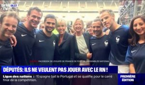 Des députés PS et LFI boycottent le match de foot de l'Assemblée pour protester contre la présence d'élus RN