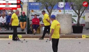 Finale OLMOS vs BUTOT : National à pétanque vétérans de Nyons 2022