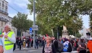 Grève générale : le cortège se met en place à Marseille