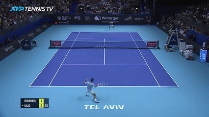Tel-Aviv - Djokovic, la tournée du patron