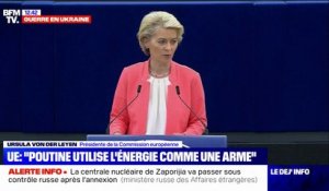 Guerre en Ukraine: Ursula von der Leyen accuse Vladimir Poutine "d'utiliser l'énergie comme une arme" de guerre