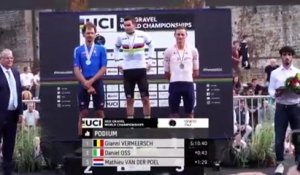 Championnats du Monde 2022 - Gravel - Gianni Vermeersch sacré en Gravel, Mathieu Van der Poel 3e