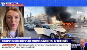 Bombardements à Kiev: "Les Russes veulent épuiser notre système de défense aérienne", affirme la députée ukrainienne Lesia Vasylenko