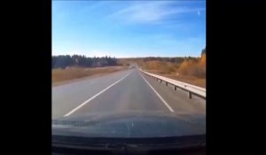 Un conducteur chanceux... c'était moins une