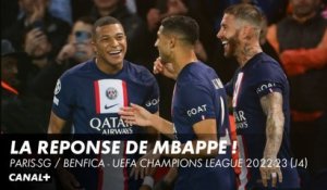 Mbappé ouvre le score sur penalty - PSG / Benfica - Ligue des Champions (4ème journée)