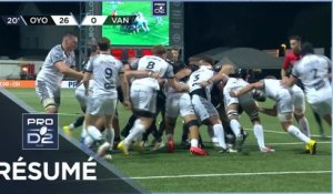 PRO D2 - Résumé Oyonnax Rugby-RC Vannes: 56-7 - J07 - Saison 2022/2023