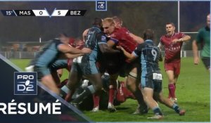PRO D2 - Résumé Rugby Club Massy Essonne-AS Béziers Hérault: 10-16 - J07 - Saison 2022/2023
