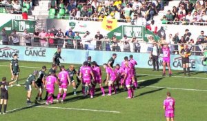 TOP 14 - Essai de Paul GABRILLAGUES (SFP) - Section Paloise - Stade Français Paris - Saison 2022:2023