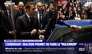 Pénurie de carburants: Emmanuel Macron promet de faire "le maximum"