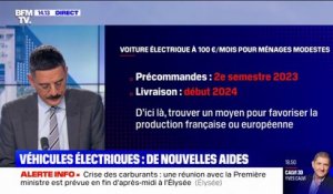 Véhicules électriques: Emmanuel Macron annonce de nouvelles aides