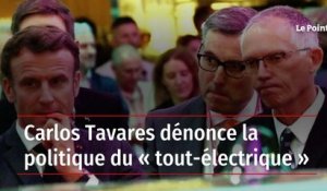 Carlos Tavares dénonce la politique du « tout-électrique »