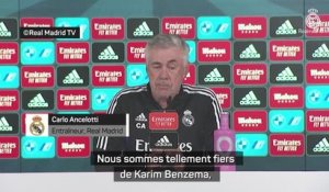 Ballon d'or - Ancelotti sur Benzema : "Avec le temps, il est devenu plus leader"