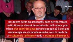 Censure, liberté : le formidable appel aux jeunes de Salman Rushdie