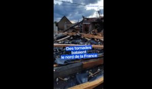 Les images des tornades et des dégâts dans le nord de la France