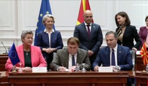 Frontex : Skopje et Bruxelles signent un accord pour la surveillance des frontières