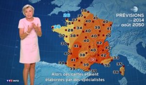Les chiffres affolants des prévisions des températures en France pour 2050 remis à jour cette semaine par Evelyne Dheliat : Elle pourront atteindre 48°C !