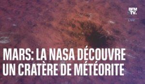 Mars: la Nasa découvre un important cratère de météorite