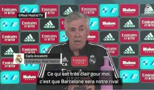 12e j. - Ancelotti : "Je ne sais pas si l'élimination de la Ligue des champions va affecter le Barça"