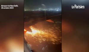 Le moteur d'un Airbus A320 prend feu lors de son décollage à New Delhi
