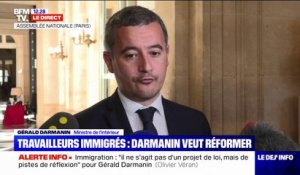 Immigration: Gérald Darmanin veut "une intégration par le travail" et mettre fin "au marché noir"