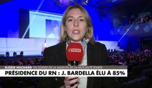 Présidence du RN : Jordan Bardella élu à 85%