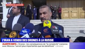 L'Iran reconnaît avoir fourni des drones à la Russie "plusieurs mois avant la guerre en Ukraine"