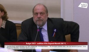 Budget 2023 : Audition d'Éric Dupond-Moretti (08/11)