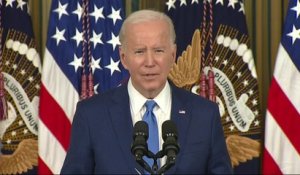 "C'était un bon jour pour la démocratie": Joe Biden remercie le peuple américain d'être allé voter