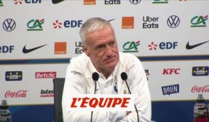 Deschamps : «Kimpembe a eu l'honnêteté de faire face à la réalité» - Foot - CM 2022 - Bleus