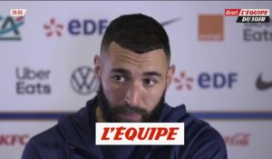 Benzema : «J'avais des douleurs, mais pas de grosse blessure» - Foot - CM 2022 - Bleus