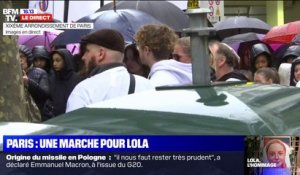 Les images de l'hommage rendu à Lola devant son domicile à Paris