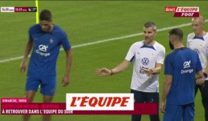 Benzema et Varane s'entraînent à part - Foot - CM 2022 - Bleus