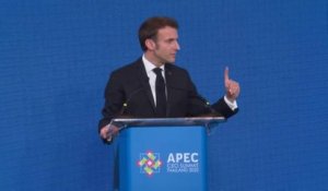 Emmanuel Macron au sommet de l'Apec: "Les Français sont très fiers, parfois peut-être un peu trop, voire un peu arrogants"