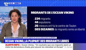 Ocean Viking: plusieurs dizaines de migrants remis en liberté, faute de temps pour traiter leur dossier