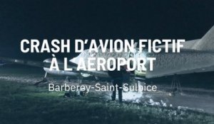 Crash d’avion fictif à l’aéroport