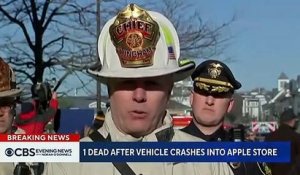 Boston : Un SUV de couleur foncée a foncé sur la vitrine d’un magasin Apple faisant au moins un mort et 16 blessés - Une enquête doit déterminer s'il s agit d'un acte volontaire