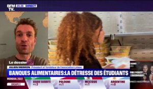 Précarité étudiante: Julien Meimon, président et fondateur de l'association anti-gaspillage alimentaire Linkee dénonce un "drame national"