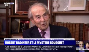 Robert Badinter sur l'affaire Bousquet: "C'est une extraordinaire affaire"