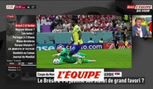 Le Brésil s'impose contre la Serbie mais s'inquiète pour Neymar - Foot - CM 2022