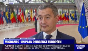 Réunion des ministres européens de l'Intérieur à Bruxelles: Gérald Darmanin met la pression à l'Italie au sujet de l'accueil des migrants