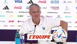 Deschamps : « Benzema ? Ce n'est pas quelque chose qui occupe mon esprit » - Foot - CM 2022 - Bleus