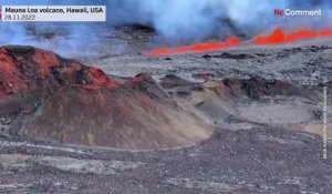 [No Comment] Le réveil du géant hawaïen, le plus grand volcan actif du monde, Mauna Loa