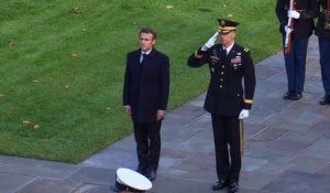 Emmanuel Macron aux États-Unis: la Marseillaise retentit au cimetière d’Arlington