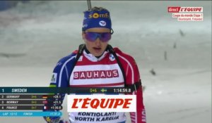 La Suède remporte le relais de Kontiolahti, les Bleues 4es - Biathlon - CM (H)