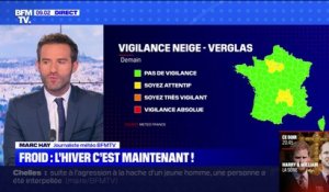 Neige et verglas: Météo France place plusieurs départements en vigilance jaune