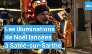 Sablé-sur-Sarthe : le lancement des illuminations de Noël