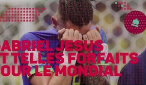 Brésil - Gabriel Jesus et Telles forfaits pour le reste de la Coupe du monde !