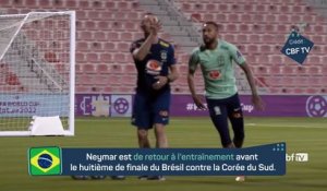 Brésil - Neymar de retour à l'entraînement !