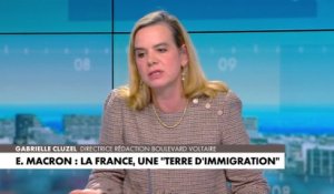 Gabrielle Cluzel : «Emmanuel Macron profère des choses qui sont historiquement fausses. Il dit que la France est une terre d’immigration, ce n’est pas vrai»